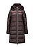 Steppmantel MSLouise, Mikrofaser Fake Fur, dunkelbraun - dunkelbraun