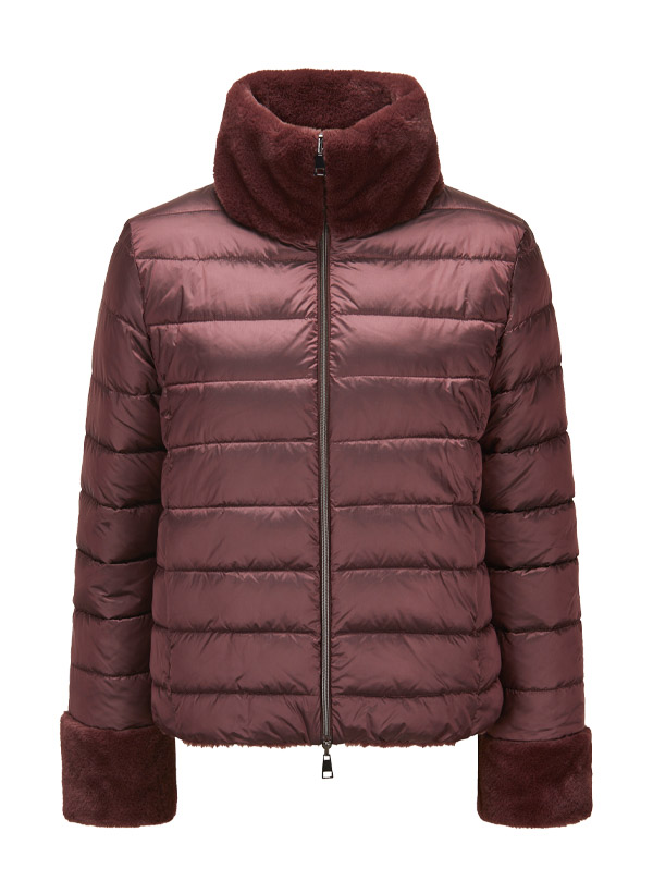 Wendejacke MSMaxim, Material-Mix, rotbraun