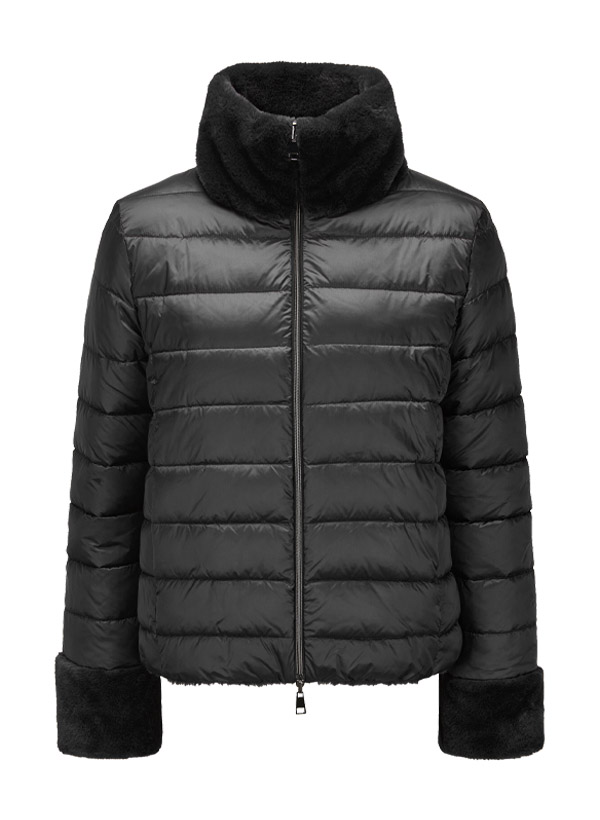 Wendejacke MSMaxim, Material-Mix, schwarz