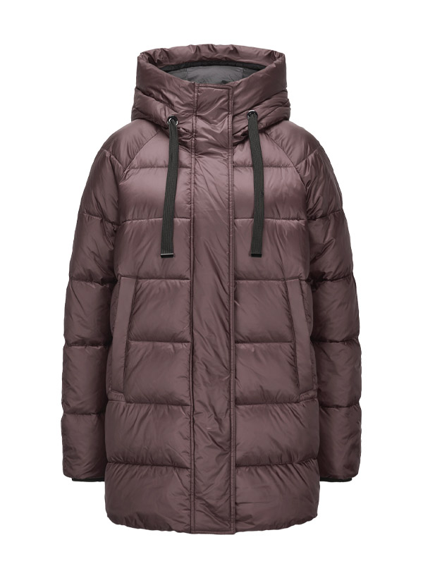 Parka MSUmeko, Mikrofaser, dunkelbraun