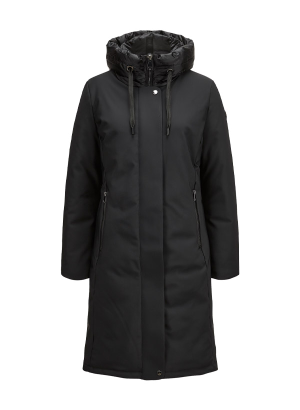 Mantel MSMartha, Mikrofaser-Stretch, schwarz