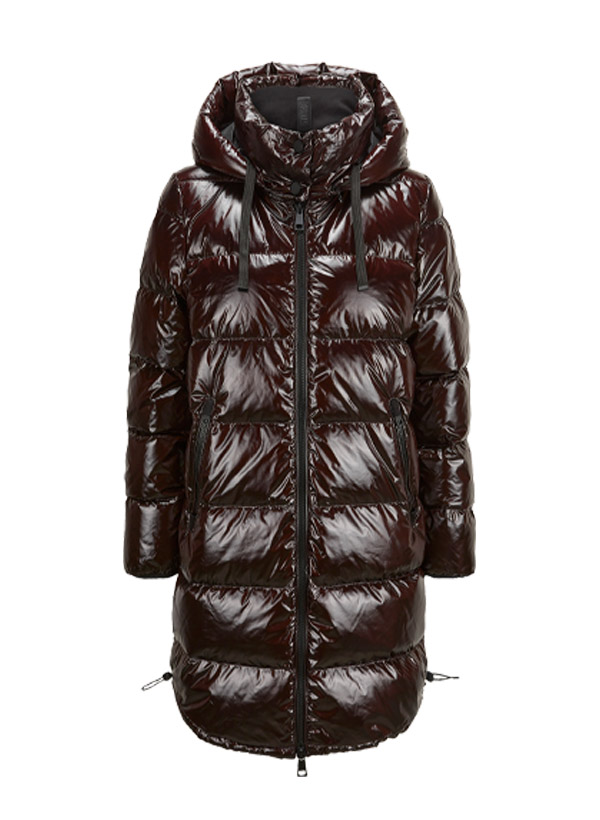 Steppjacke MSValeria, Mikrofaser, rotbraun