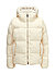 Daunenjacke MSElsie, Mikrofaser Fake Fur, creme - creme