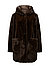 Wendemantel MSSerafina, Fake Fur, tabak - tabak