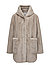 Wendemantel MSSerafina, Fake Fur, schlamm - schlamm