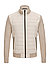 Steppjacke MSStanley, Mikrovelours Strick, sand - sand