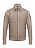 Steppjacke MSStanley, Mikrovelours Strick, schlamm - schlamm