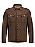 Overshirt MSPrescot, Doubleface-Wolle, tabak - tabak