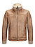 Jacke MSRiano, Mikrofaser Webpelz, camel - camel