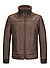 Jacke MSRiano, Mikrofaser Webpelz, dunkelbraun - dunkelbraun