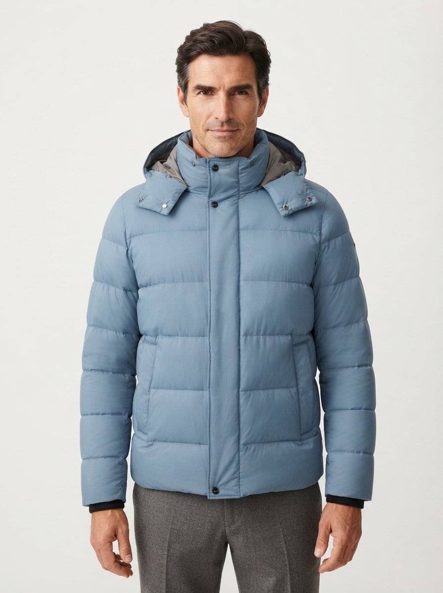 Steppjacke MSBrighton, Mikrofaser, jeansblau