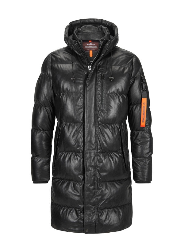 Kapuzenparka MSPiero, Lammnappa sorona®, schwarz