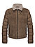 Hybrid-Jacke MSDexter, Ziegenvelours Mikrofaser, schlamm - schlamm