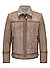 Lederjacke MSCamino, Ziegenvelours, beige - beige