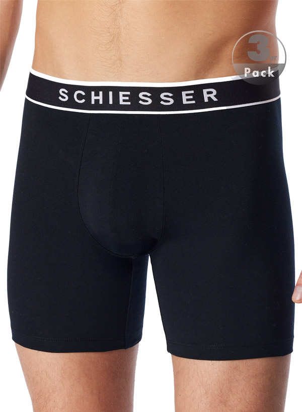 Trunks, Baumwoll-Stretch, schwarz
