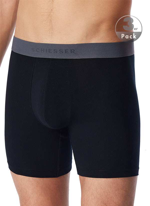 Trunks, Baumwoll-Stretch, schwarz