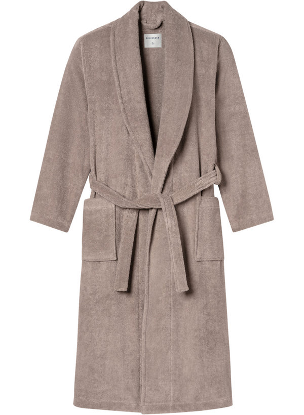 Bademantel, Baumwoll-Frotte, clay
