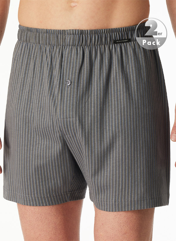 Schiesser Boxershorts 2er Pack 182427/909