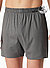 Boxershorts, Baumwolle, schwarz-grau gestreift - schwarz-multicolour