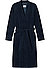Bademantel Feather Terry, Comfort Fit, Frottee, dunkelblau - dunkelblau