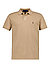 Polo-Shirt, Custom Slim Fit, Baumwoll-Piqué, hellbraun - hellbraun