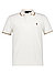Polo-Shirt, Custom Slim Fit, Baumwoll-Piqué, creme - creme-braun