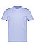 T-Shirt, Custom Slim Fit, Baumwolle, hellblau - hellblau-rosa