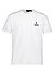 T-Shirt, Classic Fit, Baumwolle, weiß - weiß