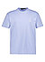 T-Shirt, Classic Fit, Baumwolle, hellblau - hellblau