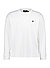 Longsleeve, Relaxed Fit, Baumwolle, weiß - weiß