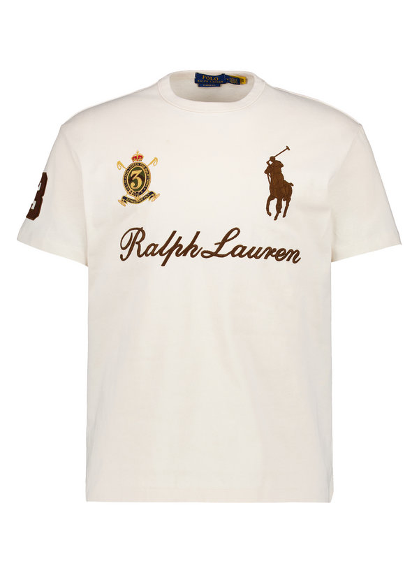 T-Shirt, Classic Fit, Baumwolle, creme