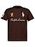T-Shirt, Classic Fit, Baumwolle, braun - braun
