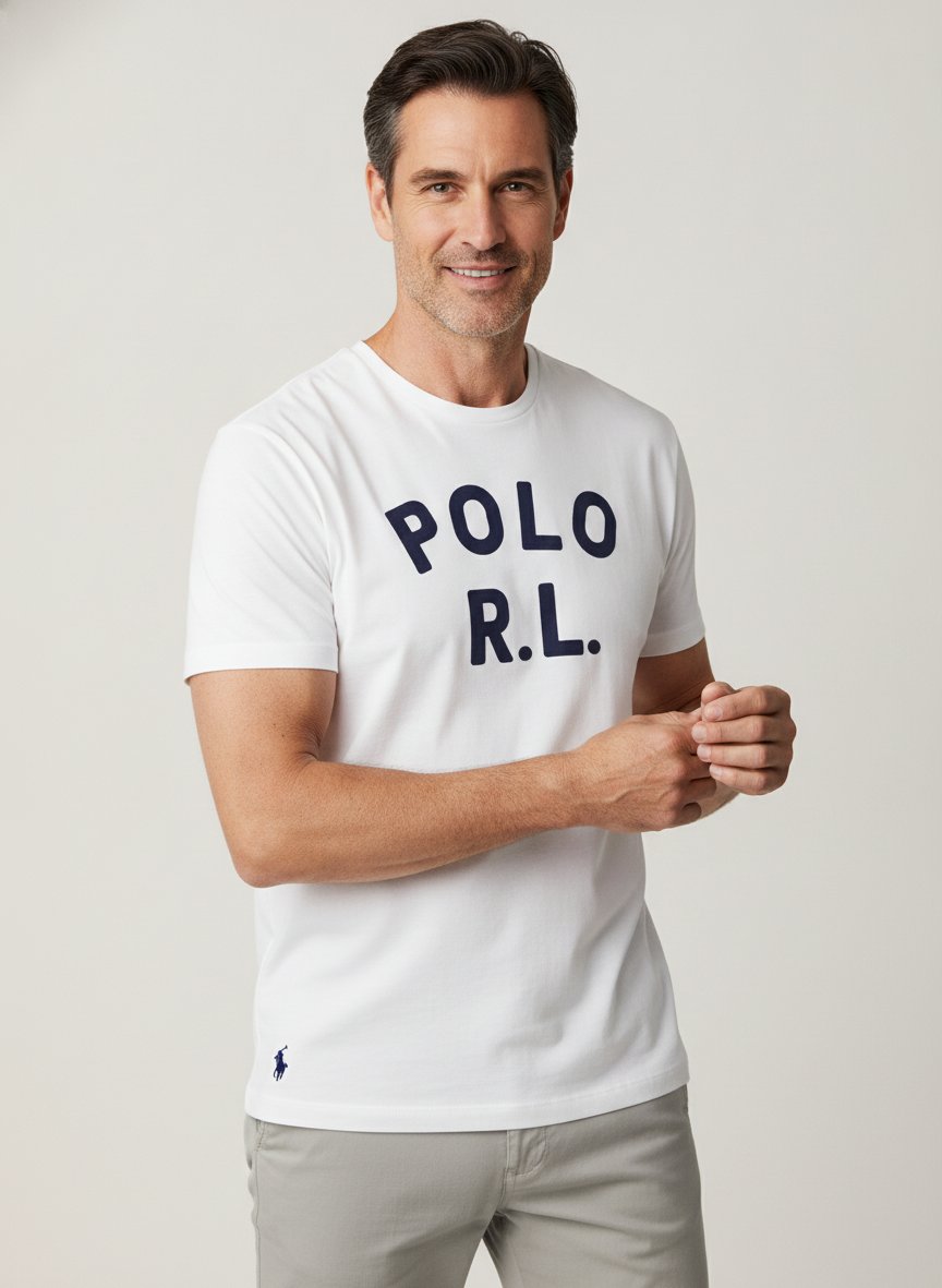 T-Shirt, Classic Fit, Baumwolle, weiß