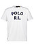 T-Shirt, Classic Fit, Baumwolle, weiß - weiß