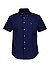 Kurzarmhemd, Custom, Baumwoll-Stretch, Button-Down, navy - navy