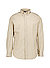 Hemd, Custom, Popeline, Button-Down, beige gestreift - beige-weiß