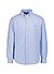 Hemd, Custom, Oxford, Button-Down, blau-weiß gestreift - blau-weiß