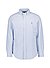 Hemd, Custom, Oxford, Button-Down, weiß-blau gestreift - weiß-blau