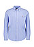 Hemd, Jersey, Button-Down, blau - blau