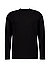 Longsleeve Cedric, Baumwoll-Stretch, schwarz - schwarz