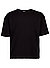 T-Shirt, Baumwolle, schwarz - schwarz