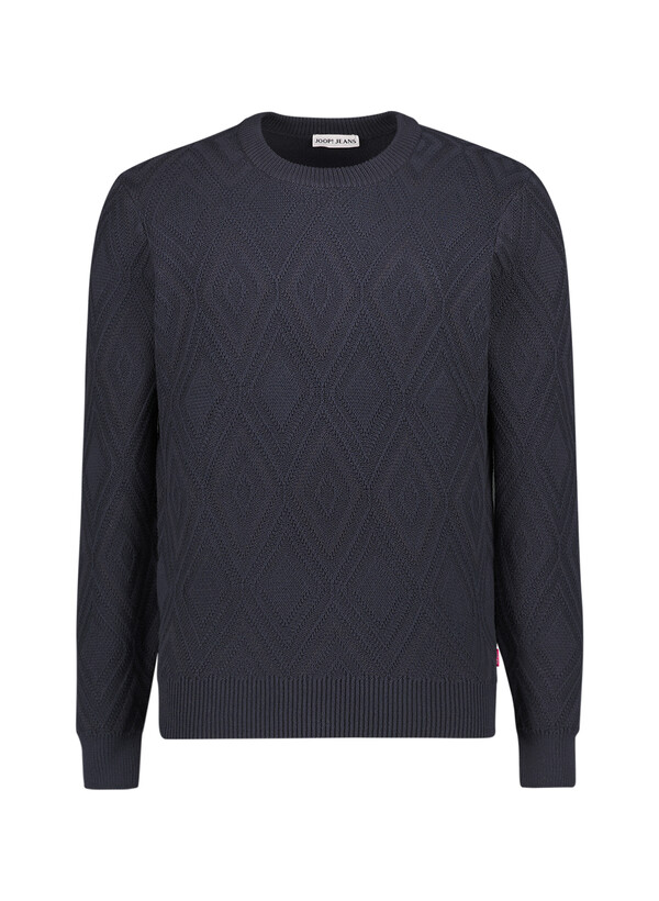 Pullover Pannatas, Baumwolle, dunkelblau strukturiert