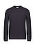 Pullover Peosius, Baumwolle, dunkelblau strukturiert - dunkelblau