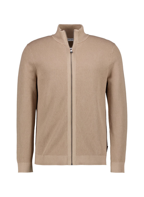 Cardigan Periamo, Baumwolle, beige strukturiert