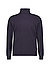 Rollkragenpullover Lemrigo, Wolle, dunkelblau meliert - dunkelblau