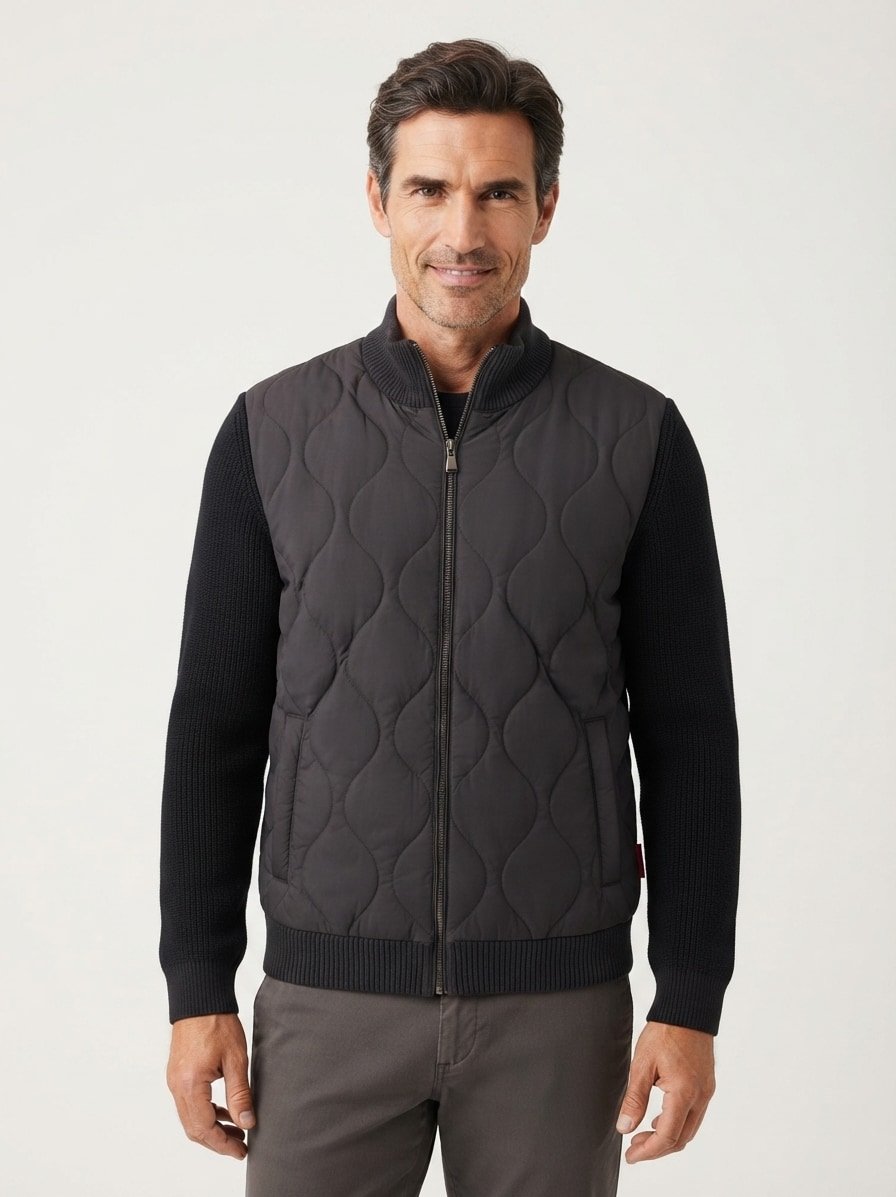 Strickjacke Neilasso, Wolle, schwarz