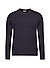 Pullover Chaspor,  Baumwolle-Microfaser, dunkelblau meliert - dunkelblau