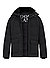 Steppjacke Harlow, Mikrofaser wasserabweisend, Kunstfell, schwarz - schwarz