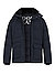 Steppjacke Harlow, Mikrofaser wasserabweisend, Kunstfell, dunkelblau - dunkelblau