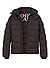 Steppjacke Joshas, Mikrofaser wasserabweisend, dunkelbraun - dunkelbraun